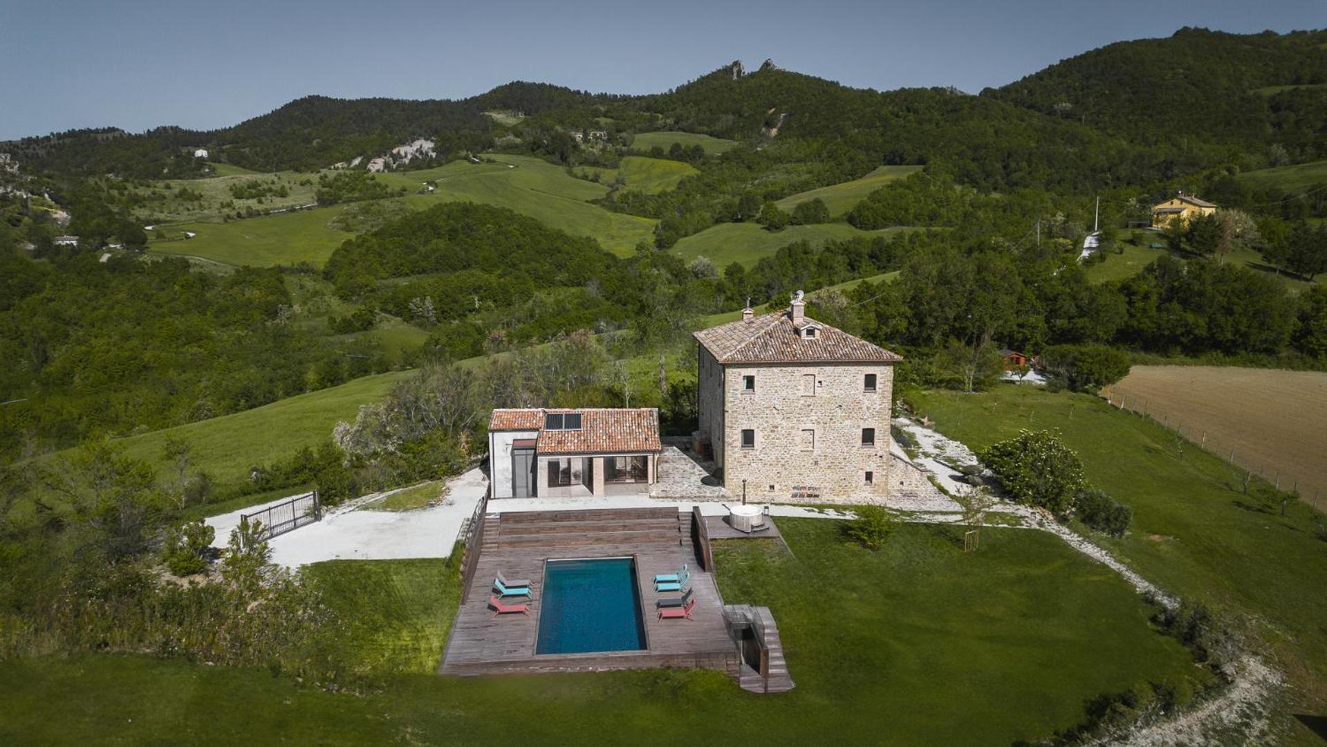 Palazzo Serre - Natura & Piscina San Leo Dış mekan fotoğraf